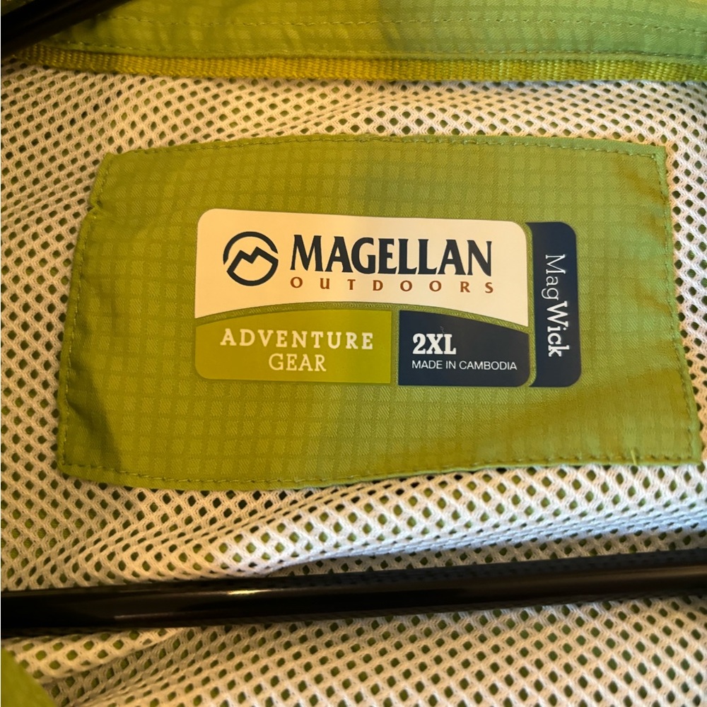 Magellan 2XL GREEN SHIRT
